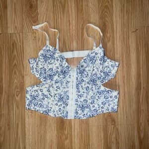 Floral Bustier top